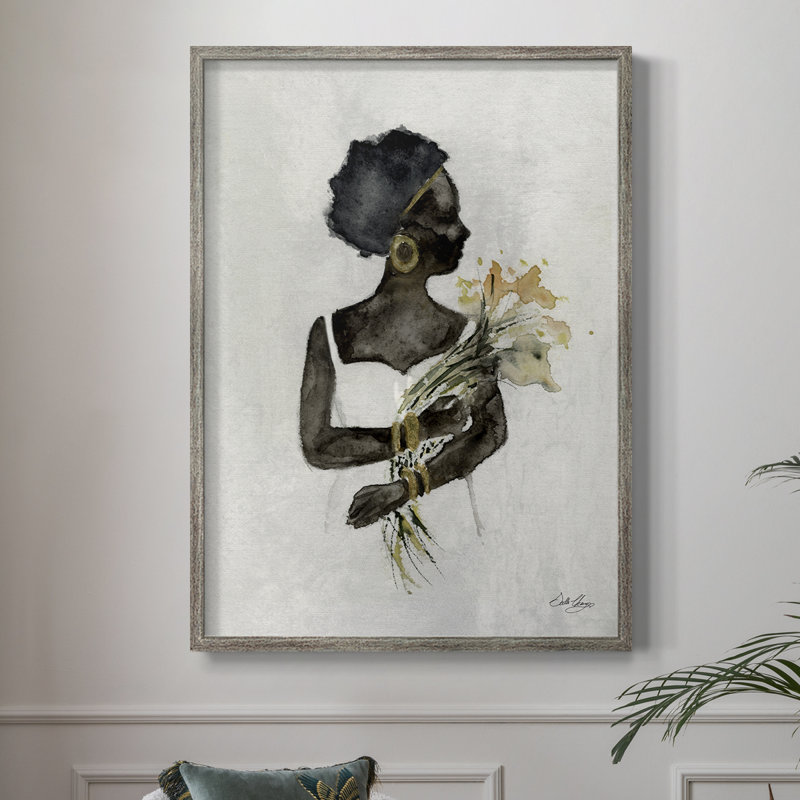 Soul Soul I, reproduction encadrée - bois massif, H 15 po x l 12 po