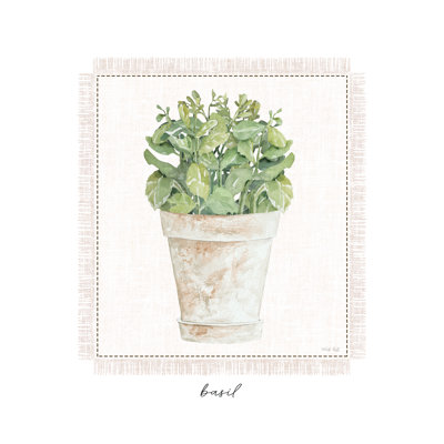 «Fresh Basil» sur toile par Cindy Jacobs