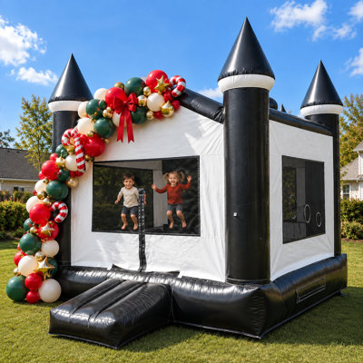Château gonflable de style commercial avec souffleur pour enfants et adultes de L 13 pi x l 10 pi x H 11 pi