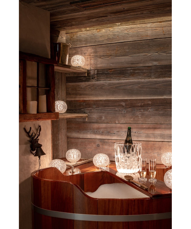 Planet LED Table Lamp, Crystal