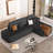 Boneless 106" Compressed Modular Sectional Sofa, With Deep Seats-708956739