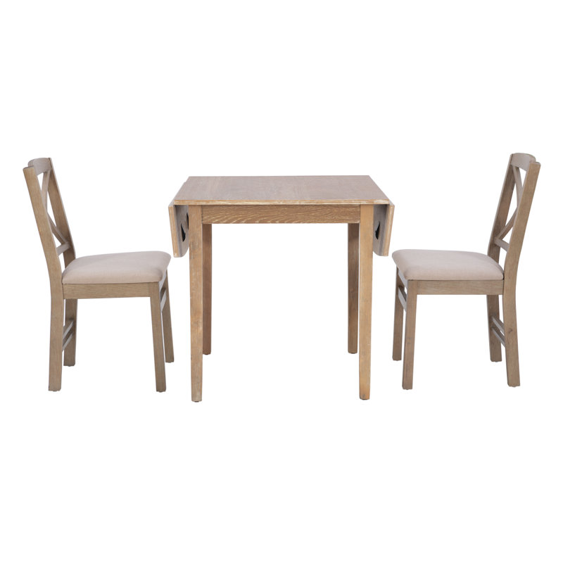 Aitana 3 - Piece Extendable Dining Set, Grey Wash