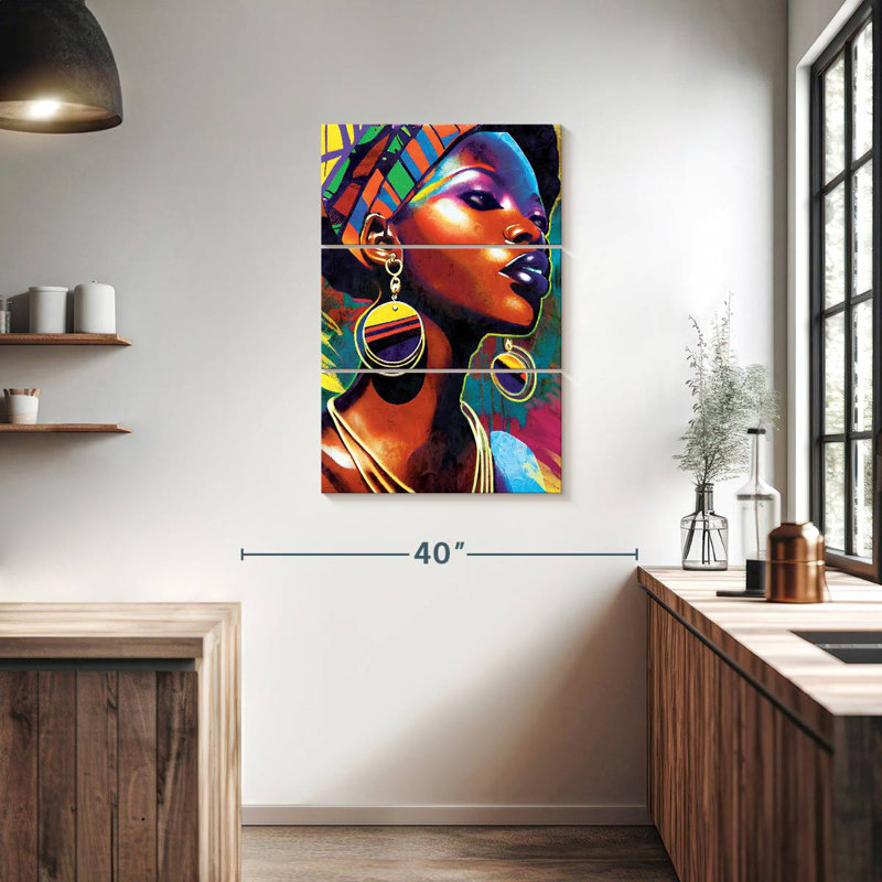 Beauté tribale Leisha, H 38 po x l 24 po
