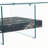 31.4 Inch Modern Two-Tier Square Coffee Table - An Elegant Combination of Clear Glass and Marble Pattern Sticker.It can be used as a coffee table,a side table or a display stand-1926981804