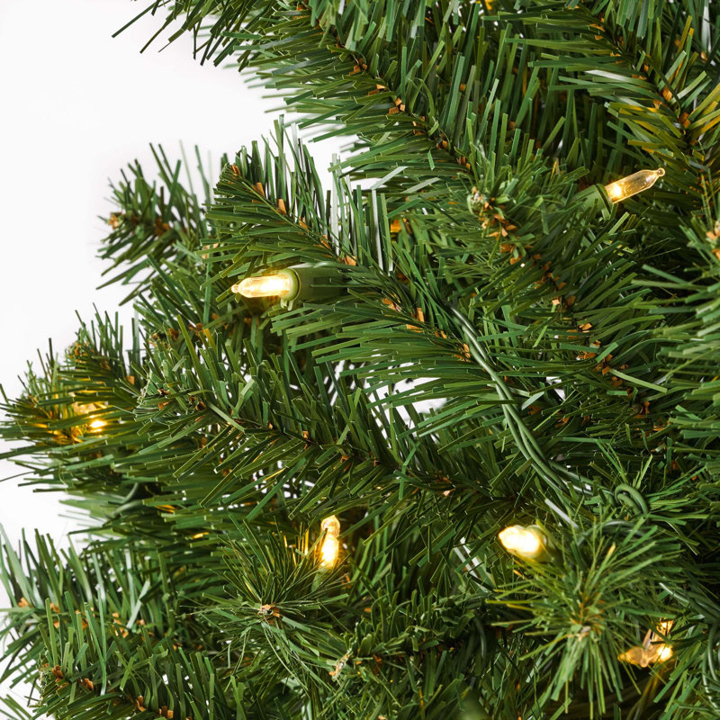 4.5Ft Hinged Tree With 200 Clear Lights-UL