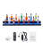 LED Lighted Liquor Bottle Display Bar Shelf RF & App Control 60" 2-Step