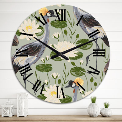 Horloge murale Crane