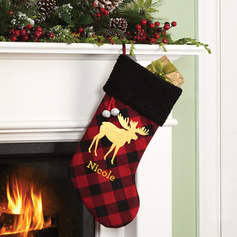 Personalized Moose Stocking, Yes