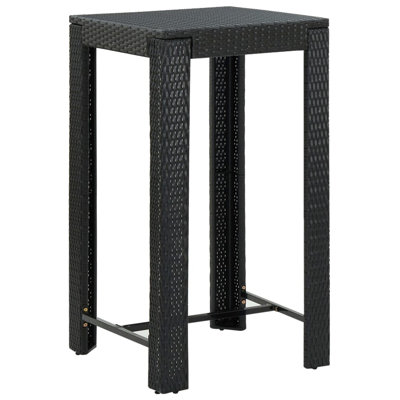 Rattan Outdoor Bar Table