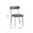 Fidelity White & Gray Finish 5Pc Pack Dining Set