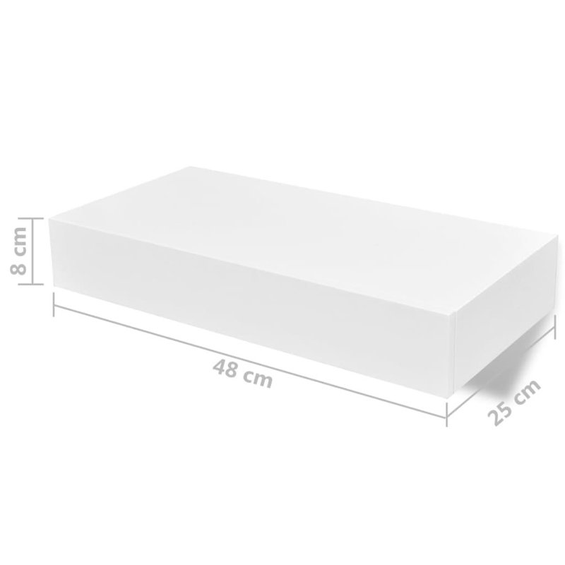 2 Piece Floating Shelf