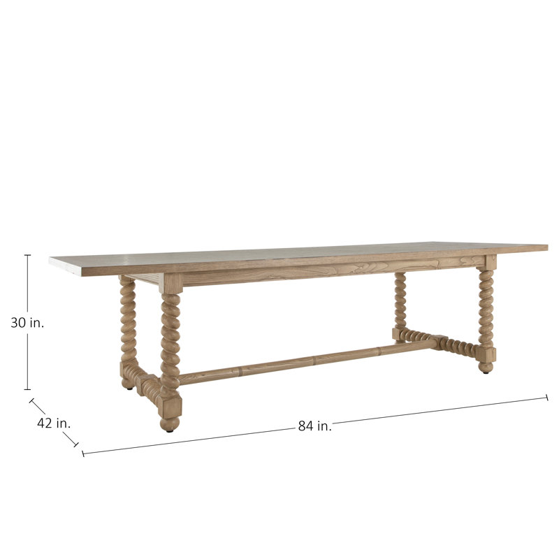 Ferdinand Dining Table 108", 30"H x 84"L x 42"W
