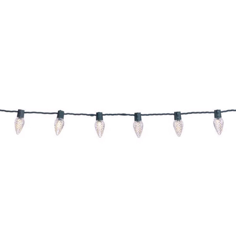 Guirlande de lumières de Noël 75 pi., 600", Blanc chaud, 75