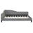 L-Shaped Linen Daybed, With Solid Wood Legs-26076399-26076393
