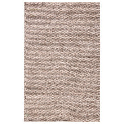 Tapis brun fait à la main Elle