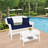 Nathanael 2 - Person Patio Conversation Set with Cushions-1528686242-1528686249