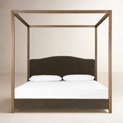 Jodie Canopy Bed-Malmo Olive
