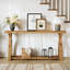 Console en bois massif de 63 po-1975350881