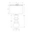 Lampe de table contemporaine 26 "en céramique avec abat-jour pour un éclairage sophistiqué-828210446