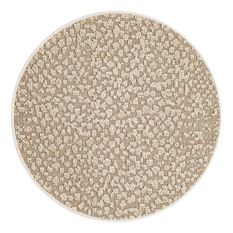Gurjot Indoor/Outdoor Area Rug, Round 3'1"