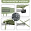Table d'appoint ronde en acier Green Patio