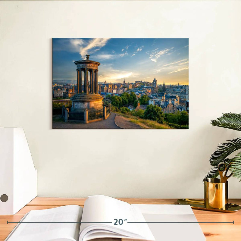 Lilie Edinburgh de Calton Hill, H 8 po x l 12 po