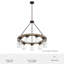 Lustre 9 lumières façon bougie Devon Park-63573971
