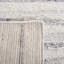 Tapis gris / ivoire en laine tissé à la main Pecktonville-78161214