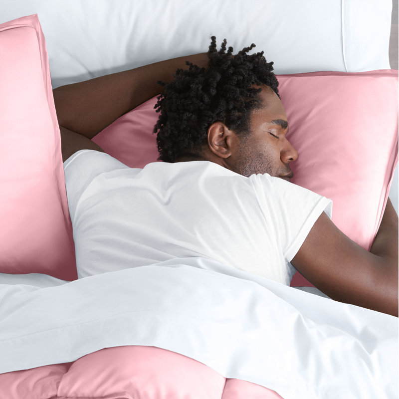 Ultra-Soft Pillow Sham Set, Standard, Light Pink