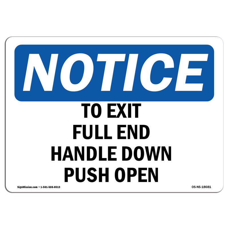 Notice Sign