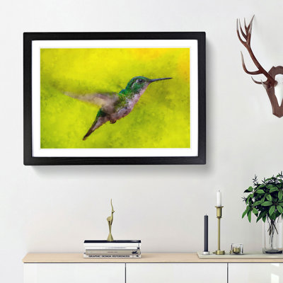 Hummingbird in Costa Rica - Picture Frame Painting Print