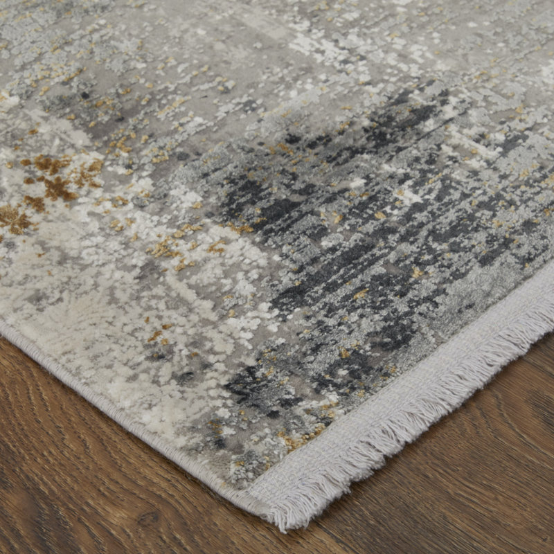 Whitten Abstract Indoor Rug, Rectangle 6'6" x 9'6"