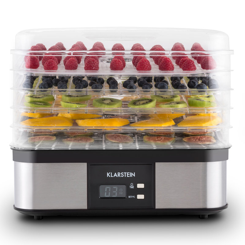 Klarstein 250 Watt Food Dehydrator, Silver