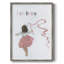 «Girl Catching Wind», reproduction encadrée - bois massif-994930387