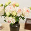 Audet Silk Decorative Artificial Phoenix Peony(Pack of 1 Branch)-93946574