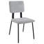 Chaise d'appoint rembourrée (ensemble de 2)