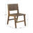 Set of 2 Oslo Faux Leather Woven Dining Chairs