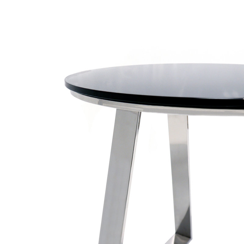 Glass Top End Table