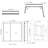 Sawatt 24'' W 24'' H Frameless Medicine Cabinet Mirror 2 Adjustable-1228355366-1228355367