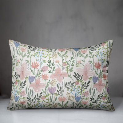 Floral Lumbar Pillow