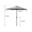 Parasol de plage 108 po Nizamul-1491418468