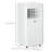 HomCom 8000 BTU Portable Air Conditioner for 344 Square Feet with Remote Included