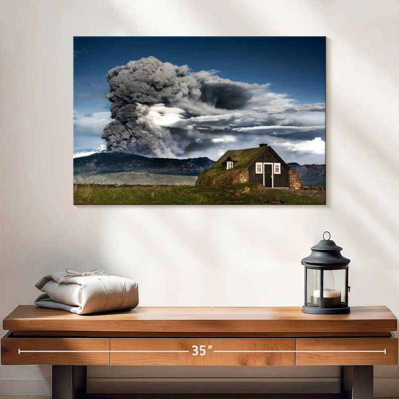 Alvord éruption du volcan Eyjafjallajokull, H 16 po x l 24 po