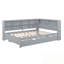 Lit de jour double avec lit gigogne simple, tablette de rangement et ports de chargement USB-238621062-238621059