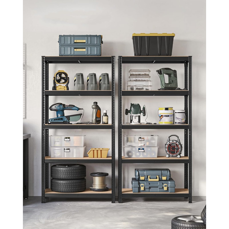 30cm W Steel Shelving Unit, Silver