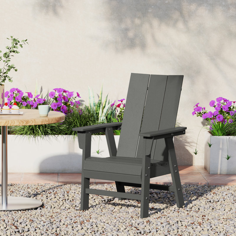 Laguna Premium All-Weather Outdoor Dining Armchair, Gray