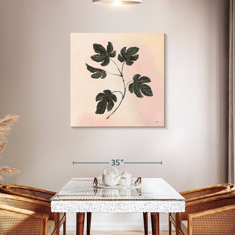 Harnek Botanical Study I Blush, 36'' H x 36'' W