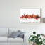« vancouver canada horizon red », impression sur toile tendue-492555254