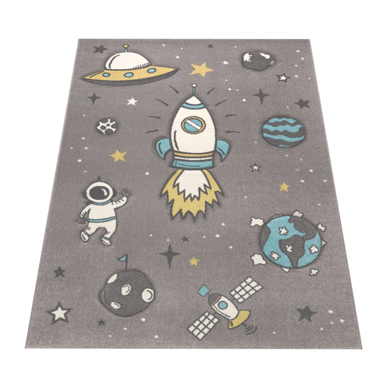 McCall Shag Grey Rug, Rectangle 140 x 200cm