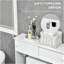 Au-dessus de la toilette, armoire de rangement autoportante avec tablettes réglables, support de toilette, économiseur d'espace, blanc
